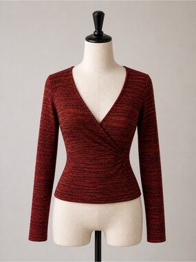 Vintage y2k Soft Long sleeve Size Medium rust color